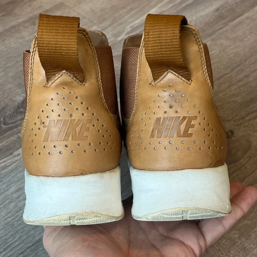 Nike Air Max Thea Ale Brown Leather Mid Chelsea Sneakers Womens 7 UK 4.5‎ EU 38